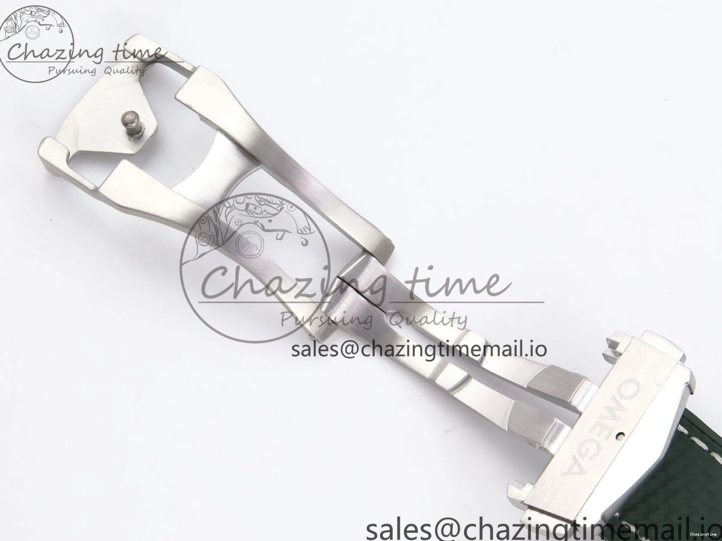 0513 Planet Ocean 43.5mm SS VSF 1:1 Best Edition Green Bezel White Dial on Green Rubber Strap A8900 Super Clone Unisex 7713